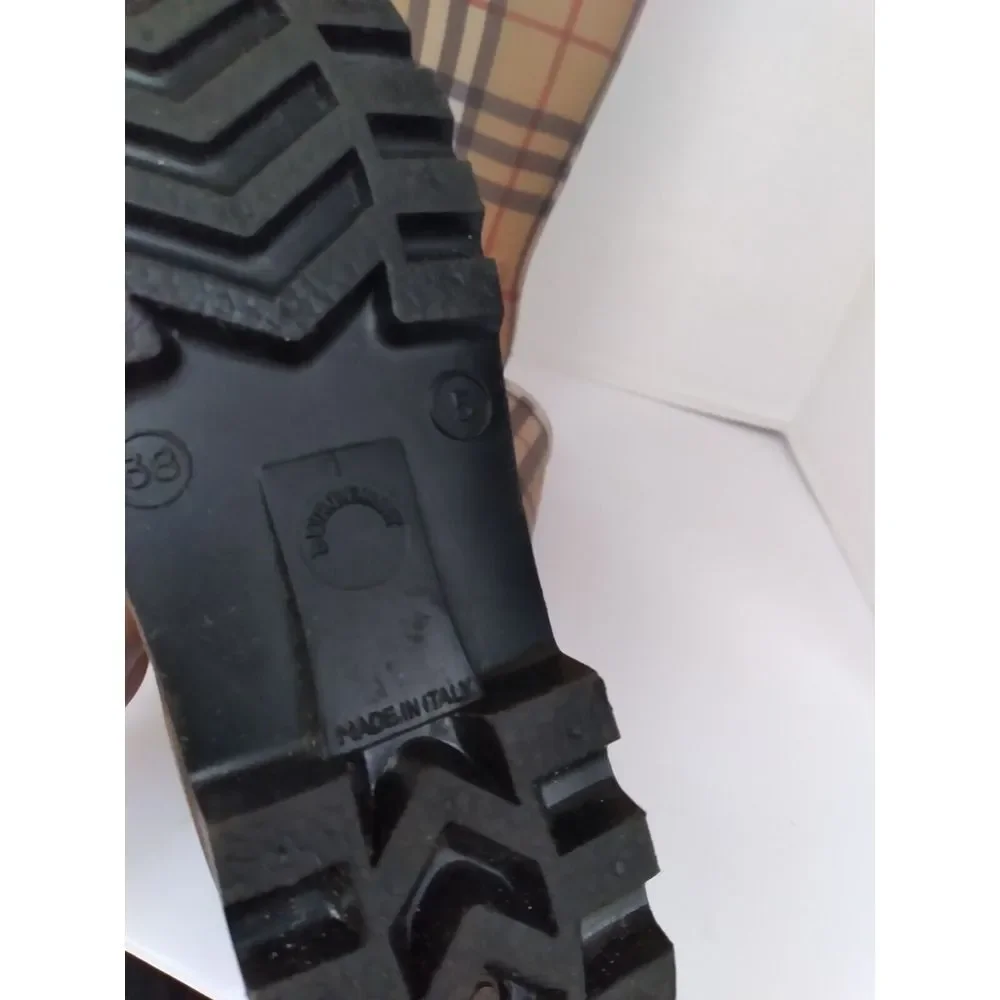 Burberry Classic Nova Check Rain Boots‎ Rubber Wellington Boots - Picture 6 of 8